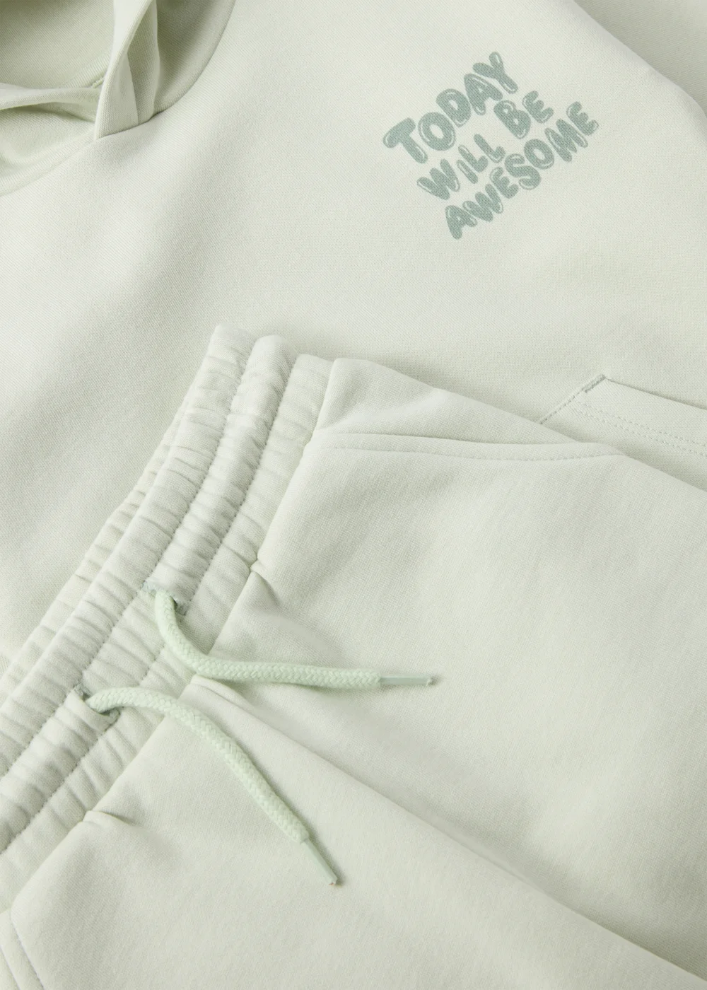Boys Sage Hoodie & Jogging Bottoms Set (1-7yrs) - 1-1.5 Yrs Image 2
