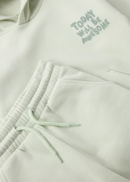 Boys Sage Hoodie & Jogging Bottoms Set (1-7yrs) - 1-1.5 Yrs Image 2
