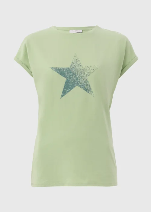 Green Star Graphic T-Shirt - S Image 4