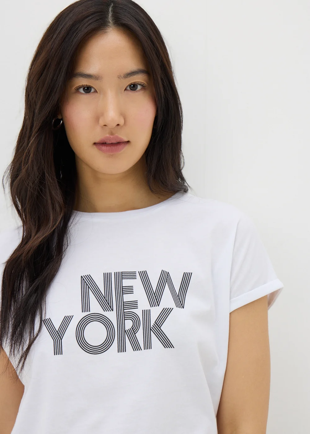 White New York T-Shirt - S Image 1