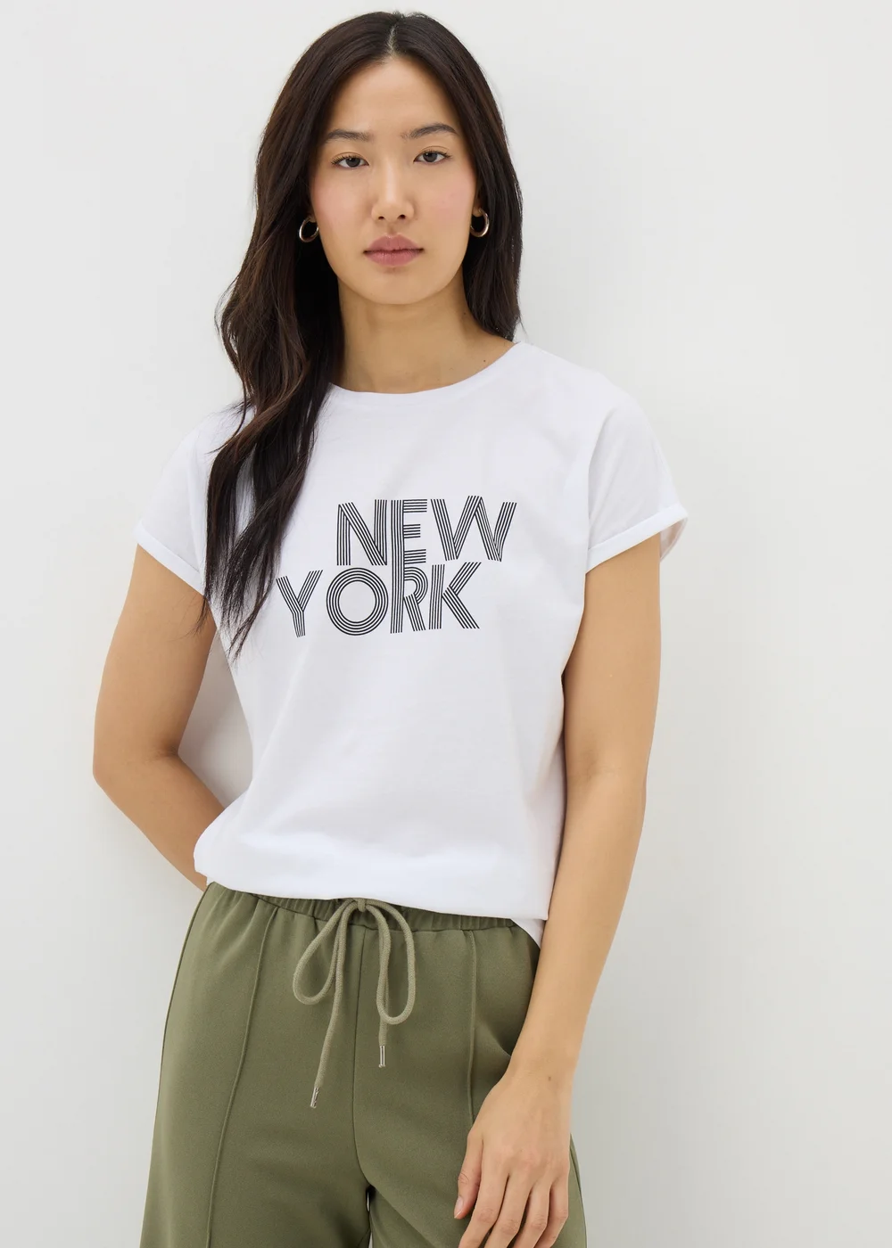 White New York T-Shirt - S Image 3