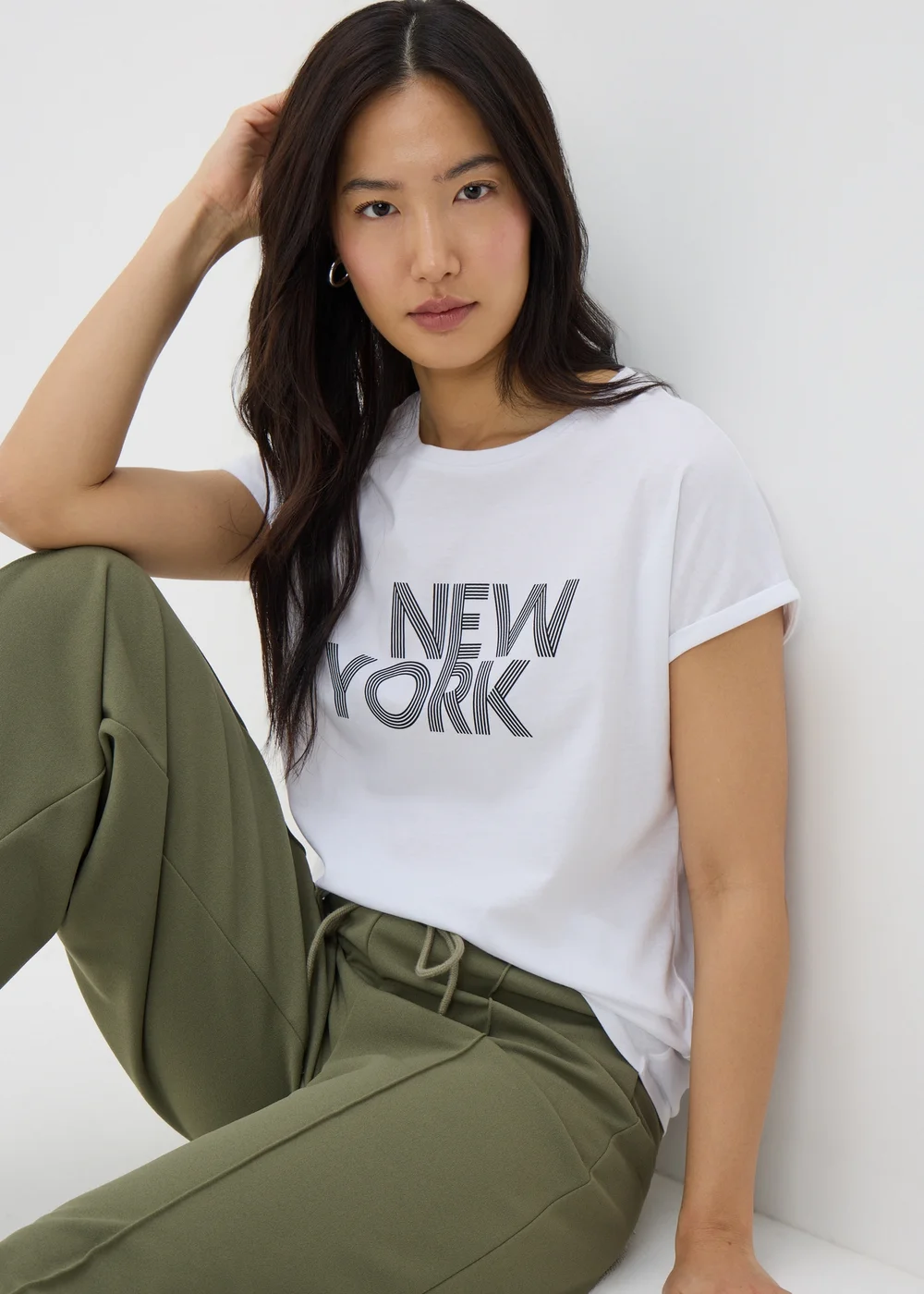 White New York T-Shirt - S Image 2