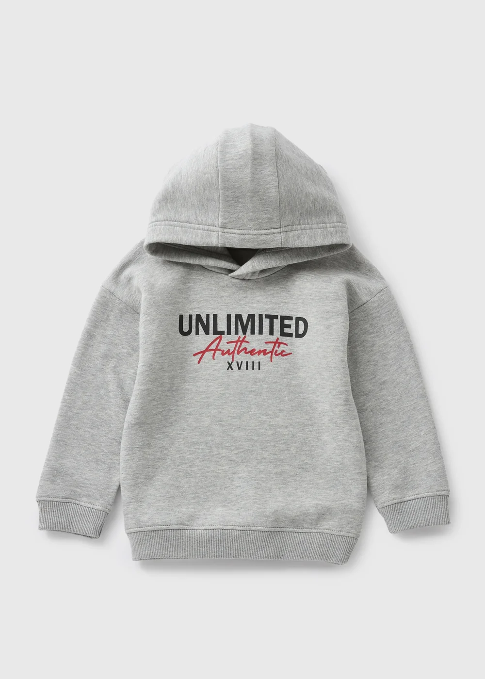 Boys Grey Unlimited Hoodie (1-7yrs) - 1-1.5 Yrs Image 1