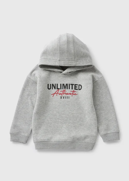Boys Grey Unlimited Hoodie (1-7yrs) - 1-1.5 Yrs Image 1