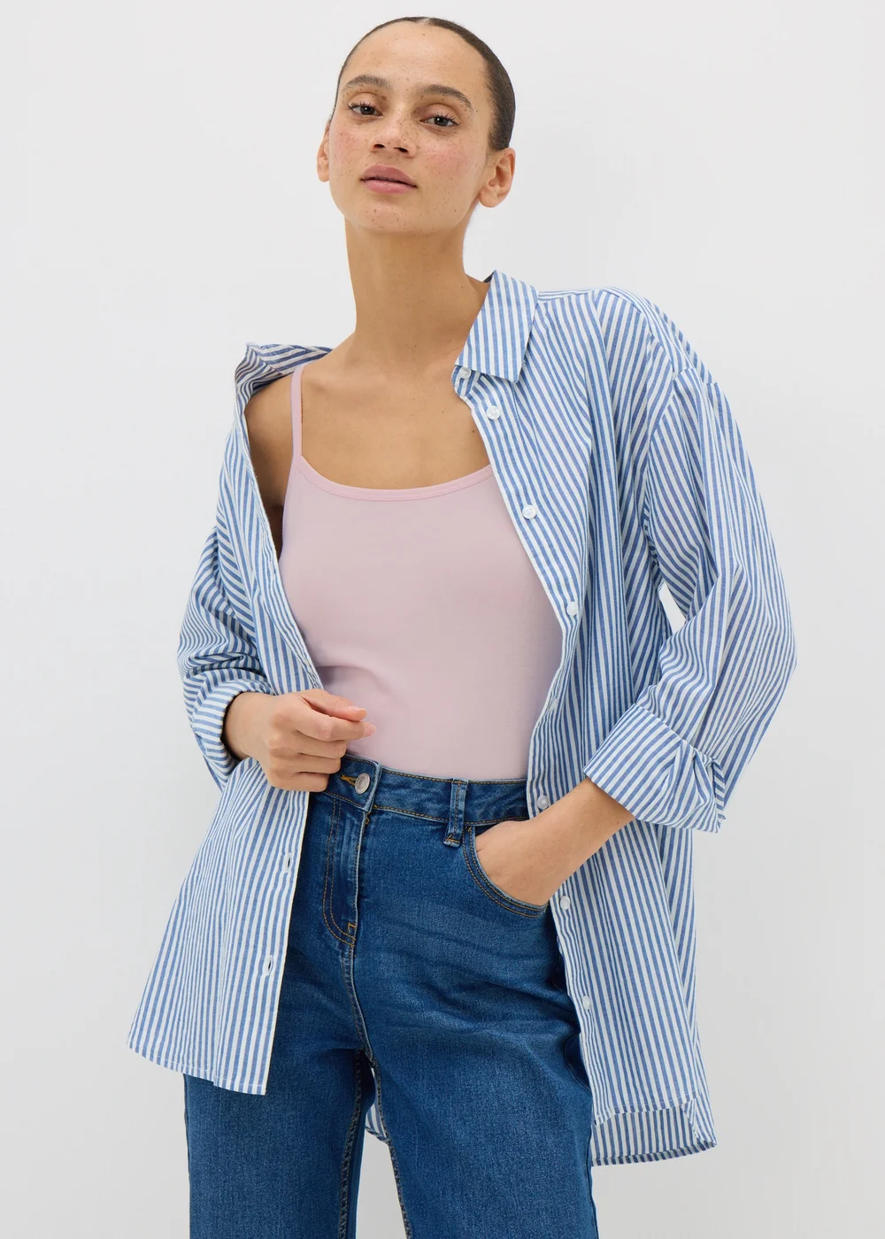 Pale Pink Basic Cami Top - 8 Image 1