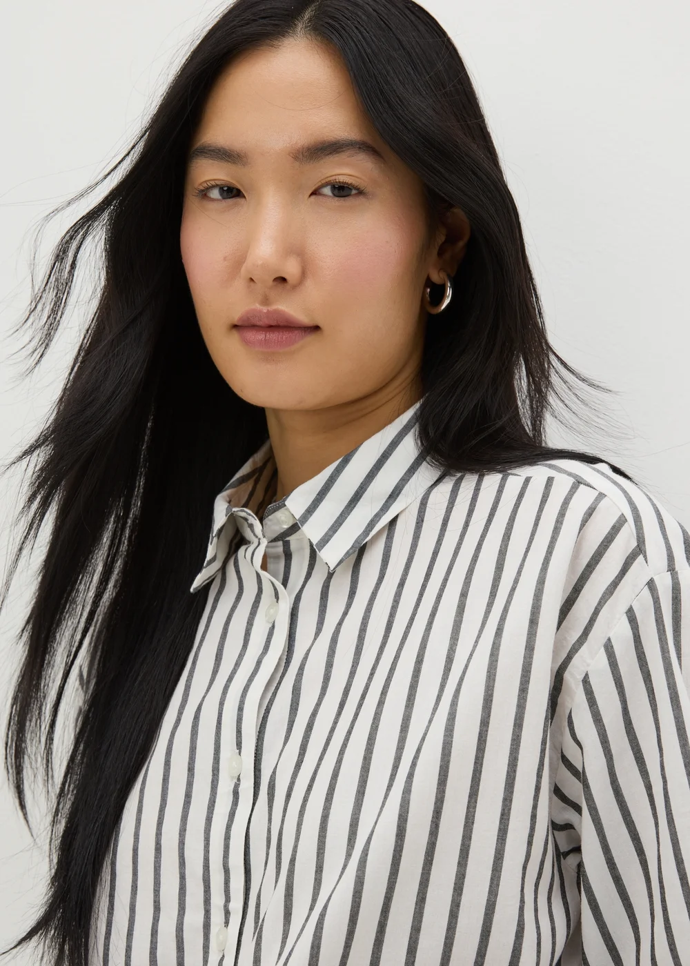 Papaya Petite Black Bold Stripe Shirt - 6 Image 2