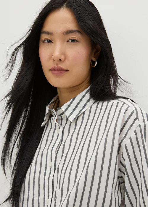 Papaya Petite Black Bold Stripe Shirt - 6 Image 2
