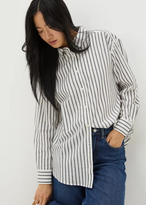 Papaya Petite Black Bold Stripe Shirt - 6 Image 1