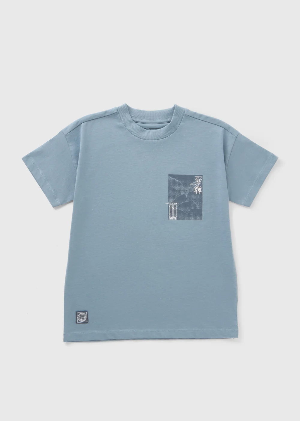 Boys Blue Compass T-Shirt (7-15yrs) - 7 Yrs Image 1