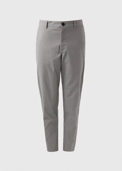 Grey Straight Fit Chinos - 30 Waist Regular Image 4