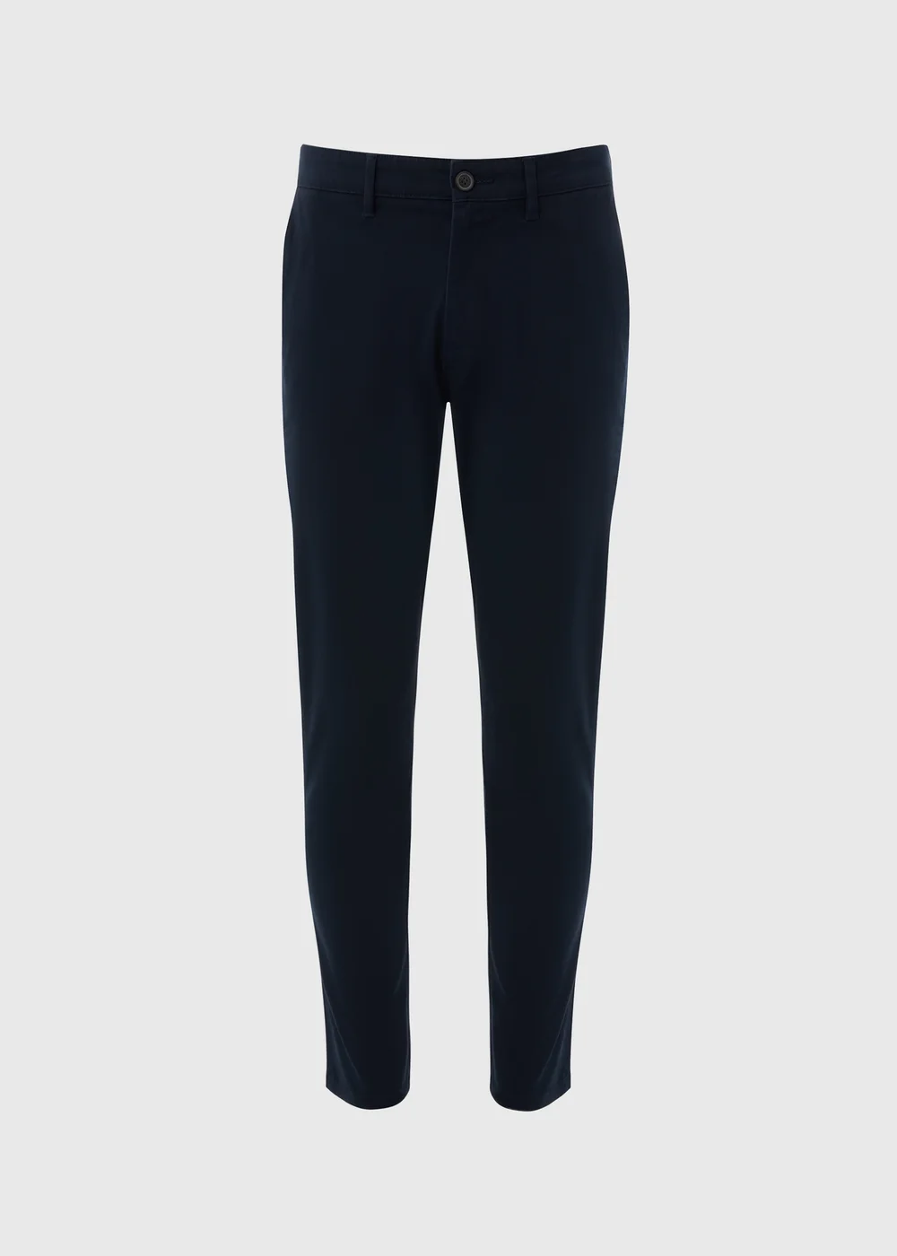 Navy Slim Fit Chinos - 30 Waist Regular Image 4