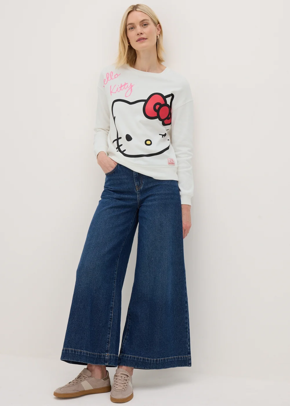 Hello Kitty White Sweatshirt - S Image 2