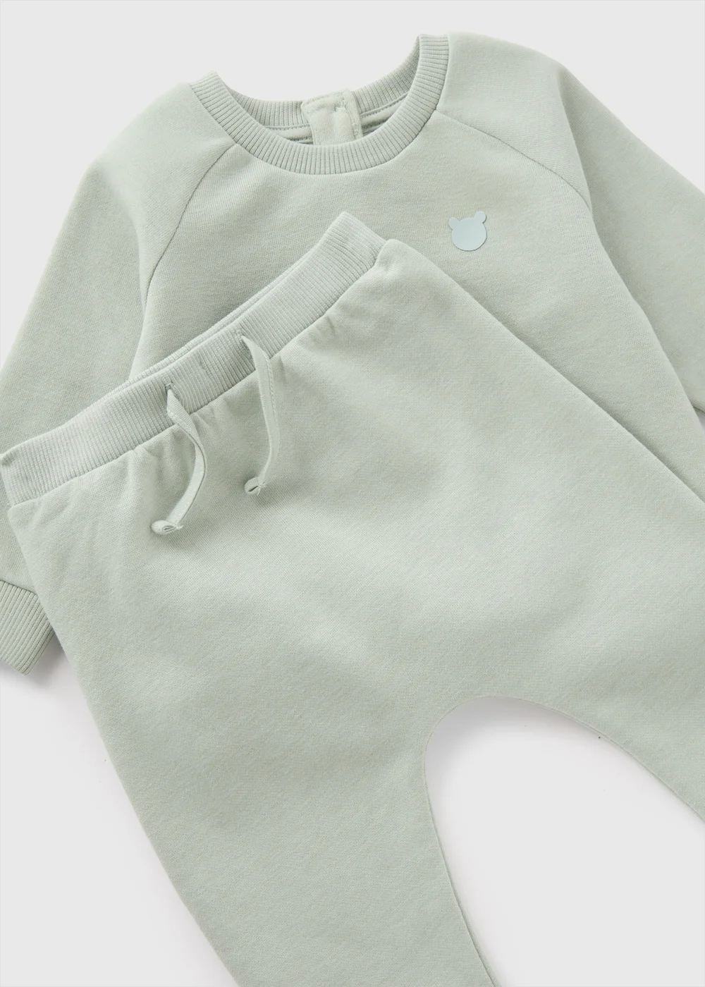 Baby Green Sweatshirt & Jogging Bottom Set (Newborn-23mths) - 0-3 months Image 2