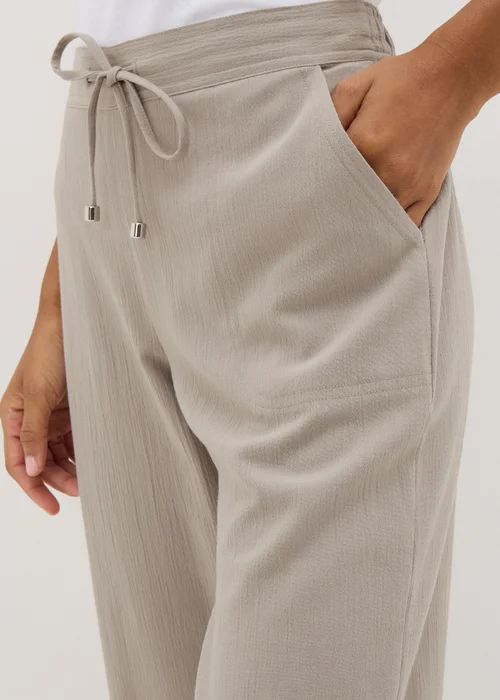 Stone Cropped Trousers - 8 Image 3