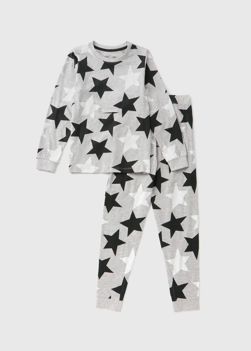 Boys Grey Easy Dress Star Pyjama Set (1-13yrs) - 1 half year to 2 Image 1