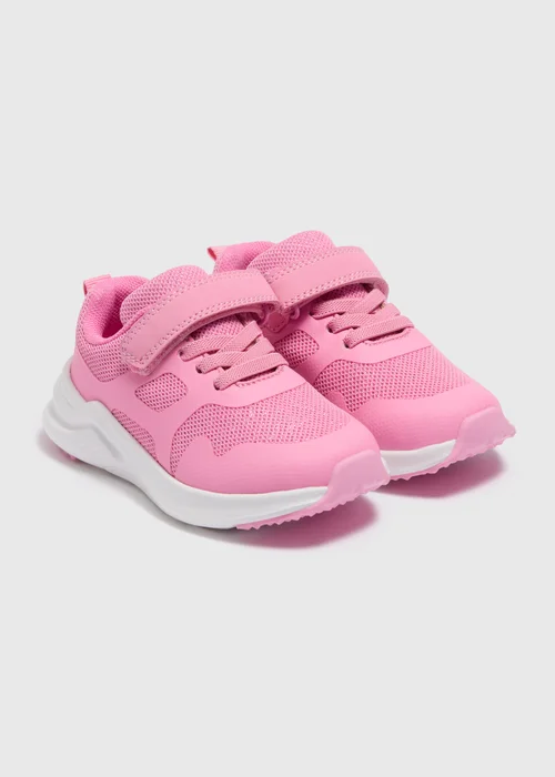 Girls Pink Trainers (Younger 4-12) - 6 Infant Image 1