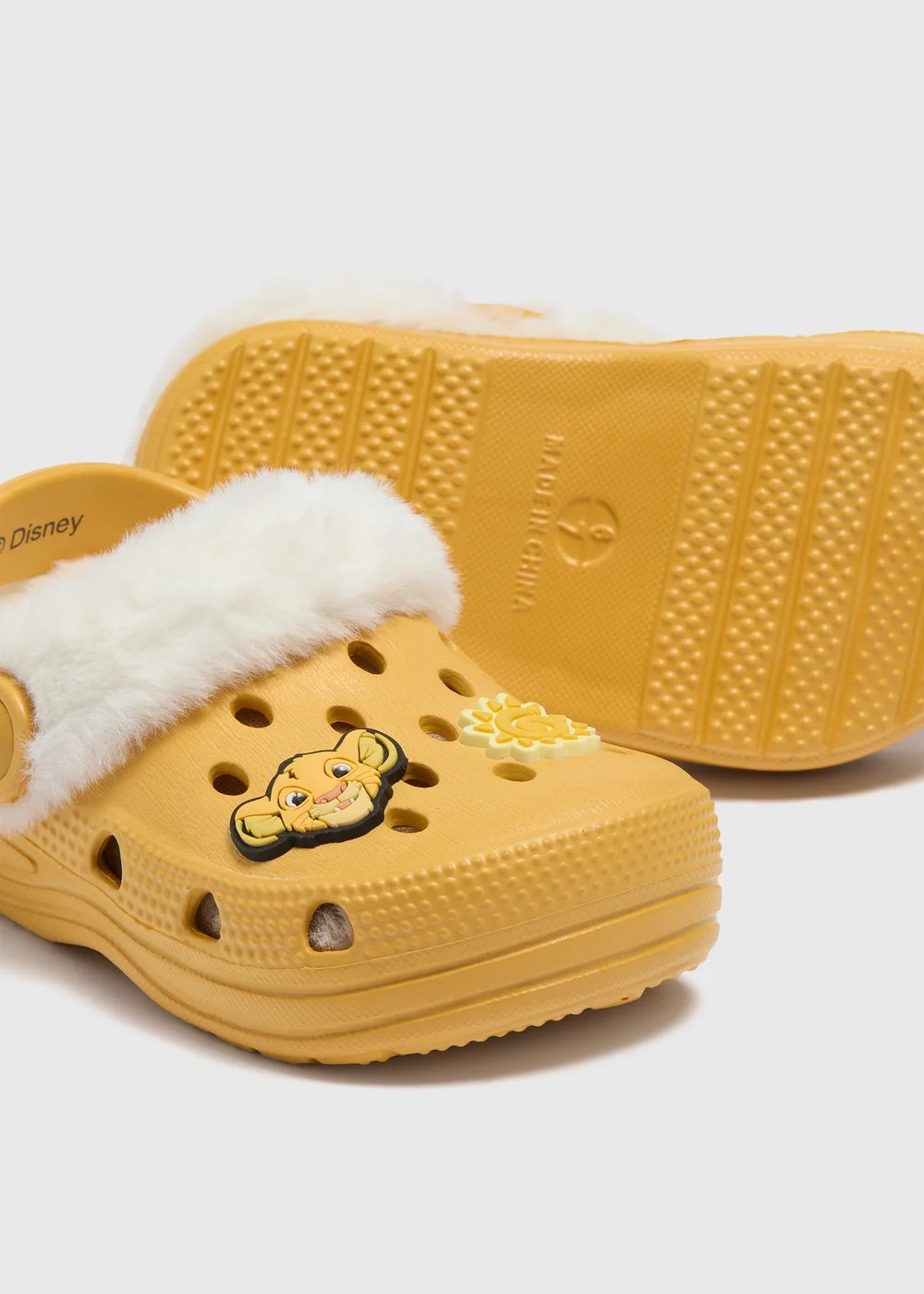 The Lion King Kids Yellow Simba Clogs (Younger 4/5-Older 5/6) - 4-5 Infant Image 2