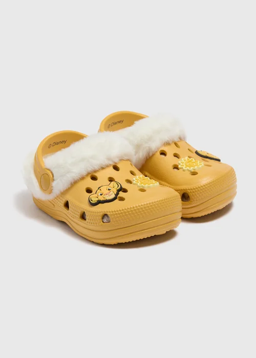 The Lion King Kids Yellow Simba Clogs (Younger 4/5-Older 5/6) - 4-5 Infant Image 1