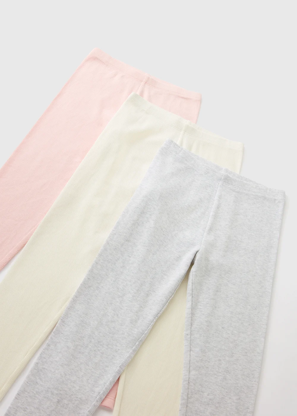 3 Pack Girls Multicolour Leggings (1-7yrs) - 1 half year to 2 Image 2