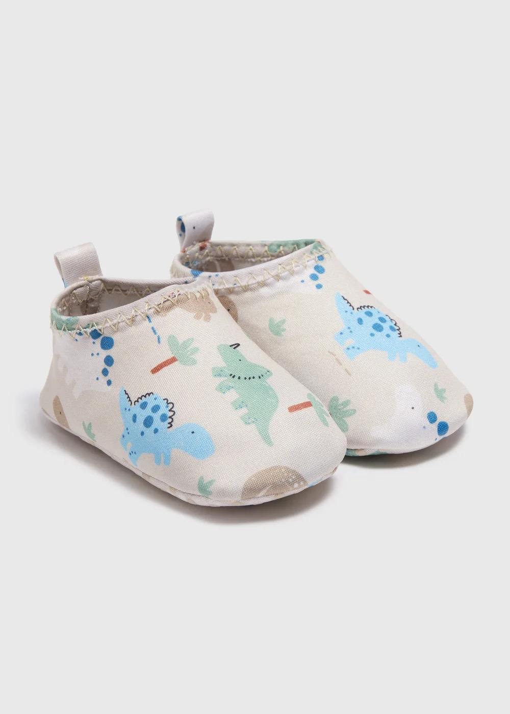 Baby Multicolour Dino Swim Shoes (Newborn-18mths) - Age 0 - 3 Months Image 1