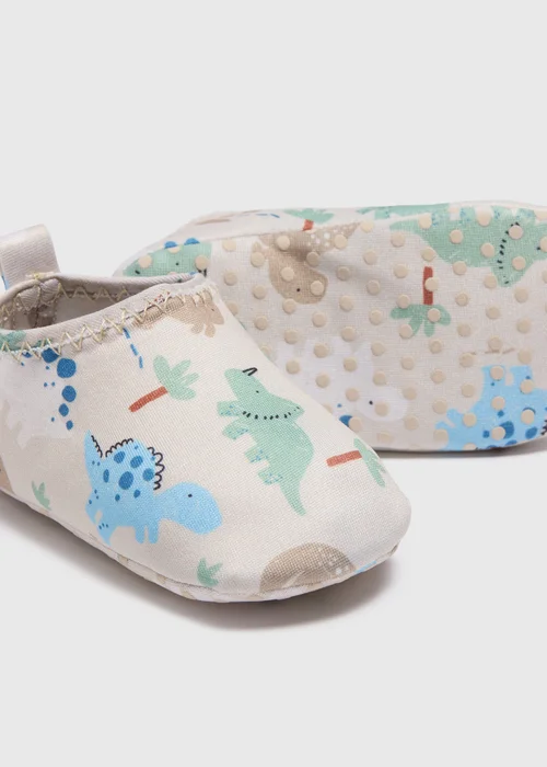 Baby Multicolour Dino Swim Shoes (Newborn-18mths) - Age 0 - 3 Months Image 2