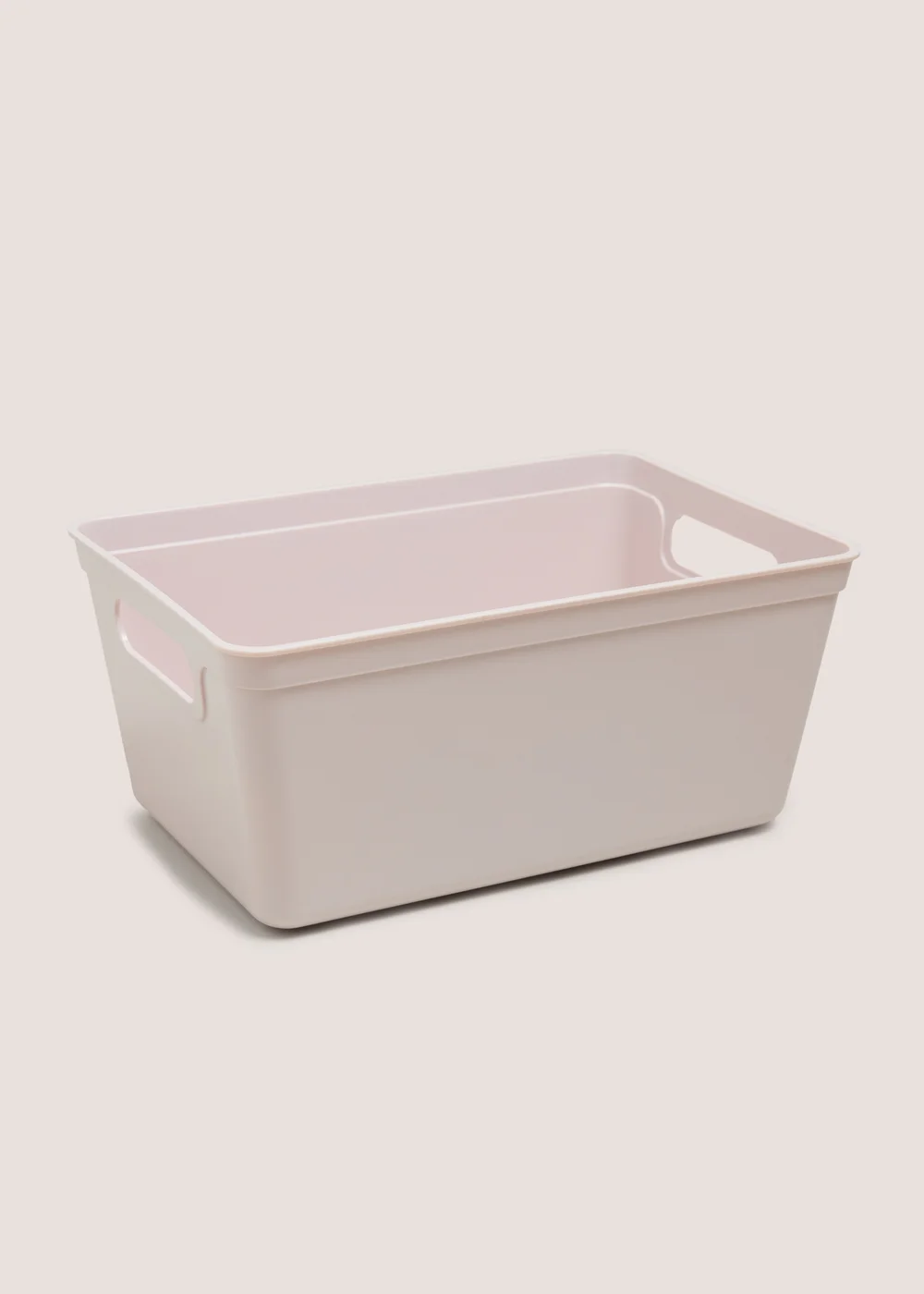 Small Pink Storage Tray (28cm x17cm x11cm) Image 1