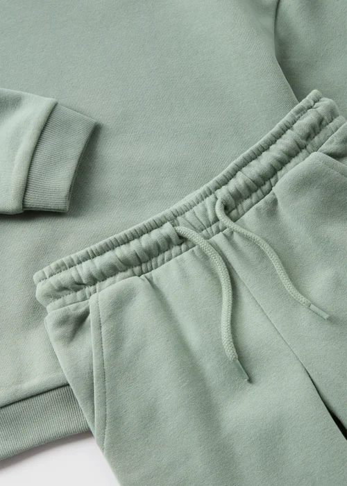 Boys Green Sweatshirt & Jogging Bottom Set (1-7yrs) - 1-1.5 Yrs Image 2