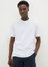 White Textured T-Shirt - S Image 1