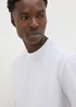 White Textured T-Shirt - S Image 2