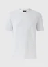 White Textured T-Shirt - S Image 4