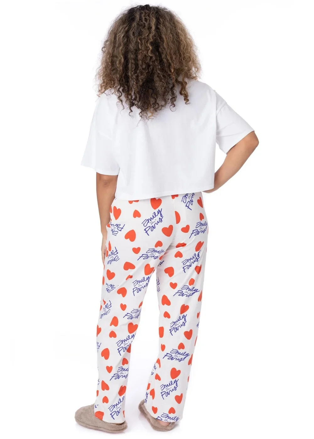 Emily In Paris White / Light Blue Pyjama Set - Extra small Image 2