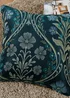 Curtina Estelle Woven Navy Filled Cushion (43cm x 43cm) - 43W X 43D Image 1