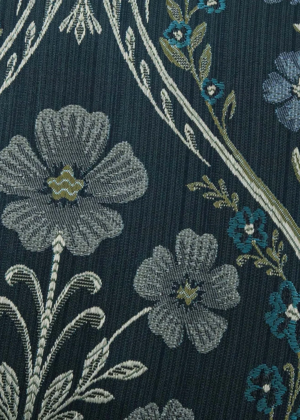 Curtina Estelle Woven Navy Filled Cushion (43cm x 43cm) - 43W X 43D Image 3