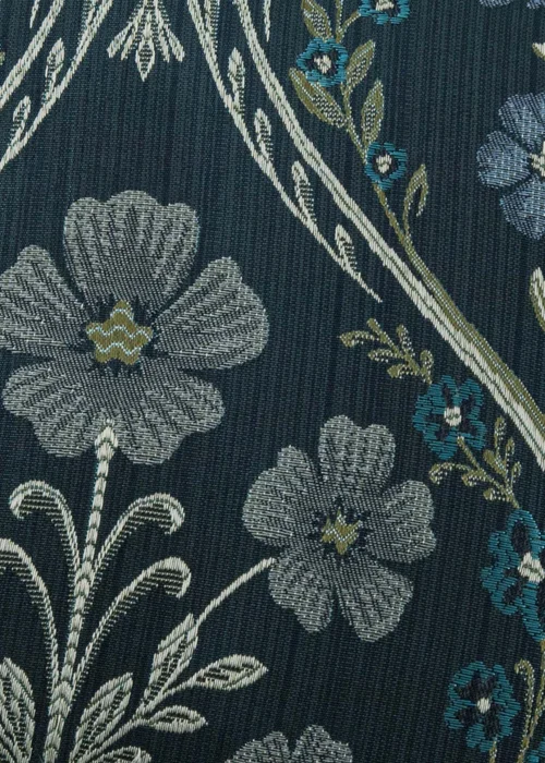 Curtina Estelle Woven Navy Filled Cushion (43cm x 43cm) - 43W X 43D Image 3