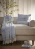 Drift Home Bretton Blue Filled Cushion (43cm x 43cm) - 43W X 43D Image 4