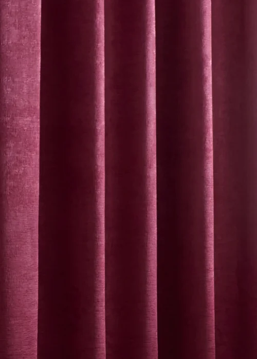 Fusion Galaxy Dim out Woven Purple Pencil Pleat Curtains - 46W X 54D (116x137cm) Image 3