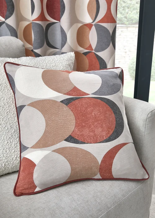 Fusion Sander Red Filled Cushion - 43W X 43D Image 1