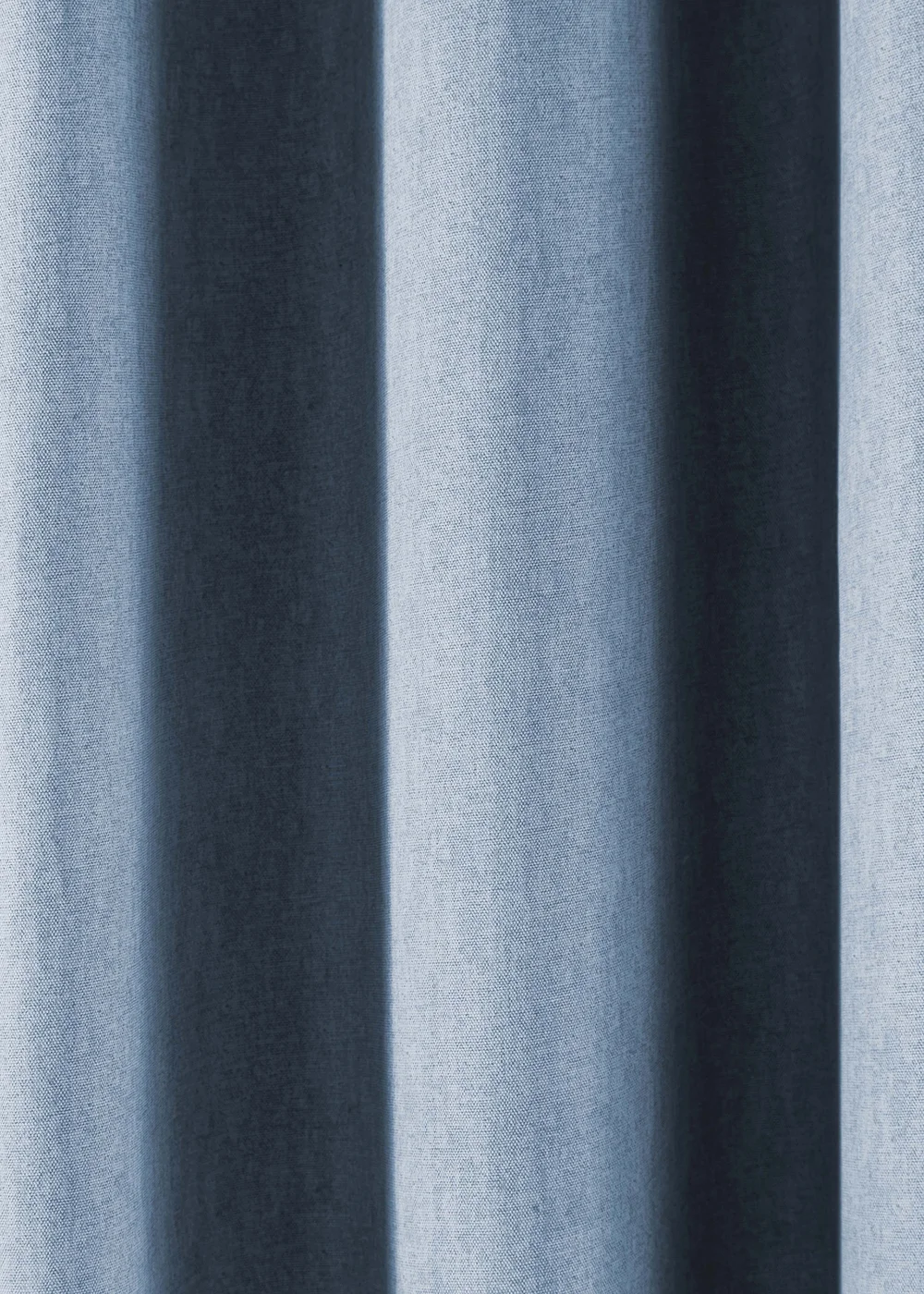 Fusion Sorbonne Light Blue Eyelet Curtains - 46W X 54D (116x137cm) Image 3