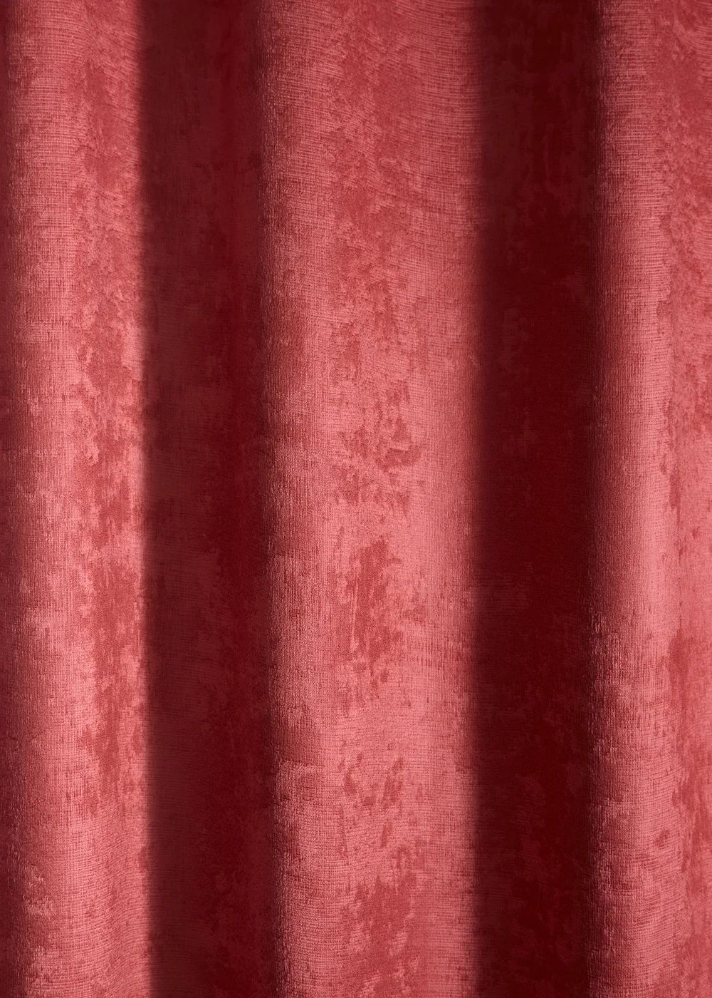 Fusion Strata Dim out Woven Terracotta Eyelet Curtains - 46W X 54D (116x137cm) Image 3