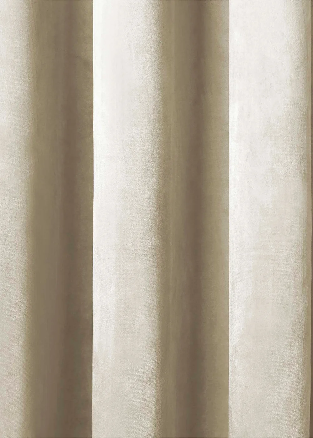 Laurence Llewelyn-Bowen Montrose Velvet Blackout Ivory Eyelet Curtains - 46W X 54D (116x137cm) Image 3