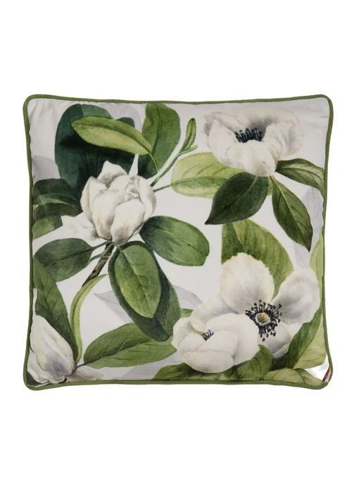 Soiree Alaya Blue Velvet Filled Cushion (43cm x 43cm) - 43W X 43D Image 2