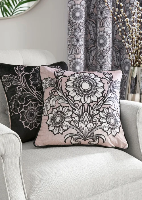 Laurence Llewelyn-Bowen Romilly Natural Filled Cushion (43cm x 43cm) - 43W X 43D Image 4