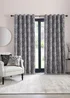 Laurence Llewelyn-Bowen Romilly Blackout Natural Eyelet Curtains - 46W X 54D (116x137cm) Image 1
