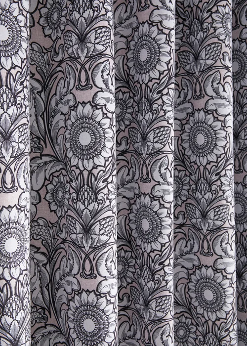 Laurence Llewelyn-Bowen Romilly Blackout Natural Eyelet Curtains - 46W X 54D (116x137cm) Image 3