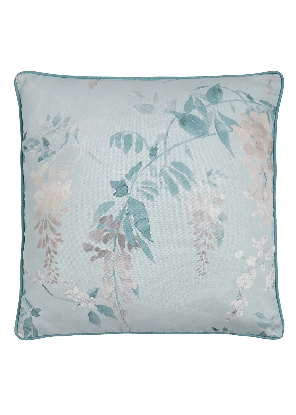 Dreams & Drapes Curtains Wisteria Blue Filled Cushion (43cm x 43cm) - 43W X 43D Image 1
