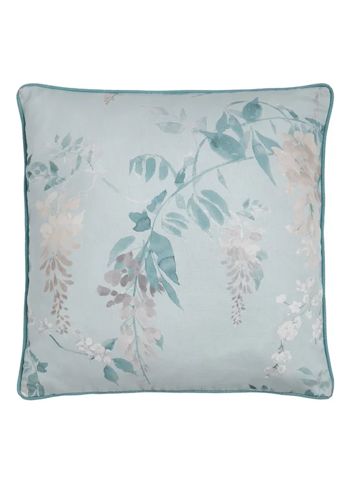 Dreams & Drapes Curtains Wisteria Blue Filled Cushion (43cm x 43cm) - 43W X 43D Image 1