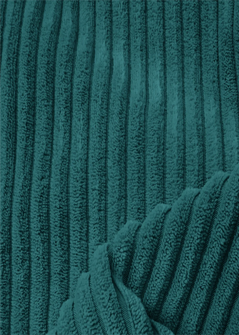 rucomfy Jumbo Cord Slouchbag Teal Beanbag - One Size Image 5