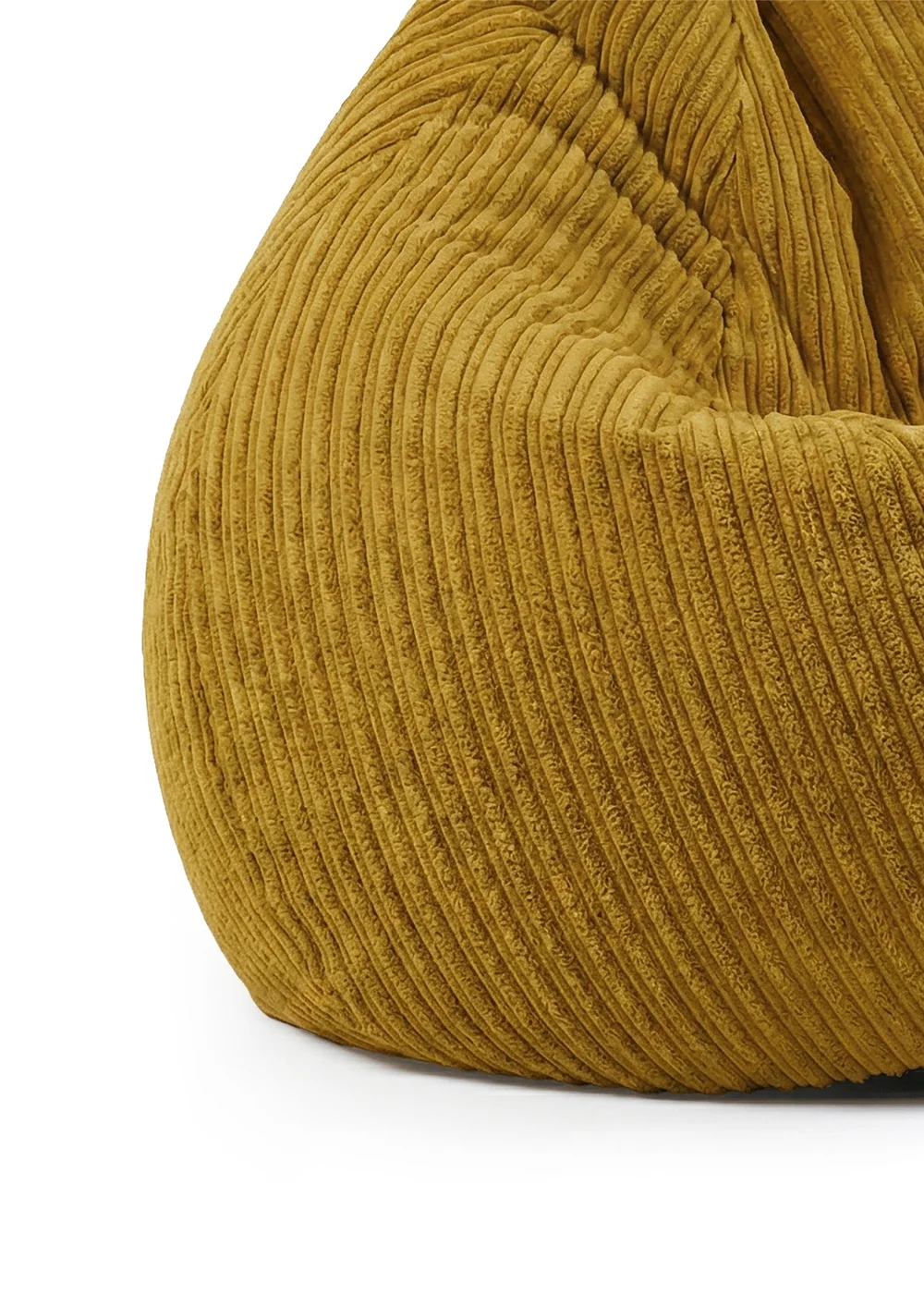 rucomfy Jumbo Cord Slouchbag Mustard Beanbag - One Size Image 5