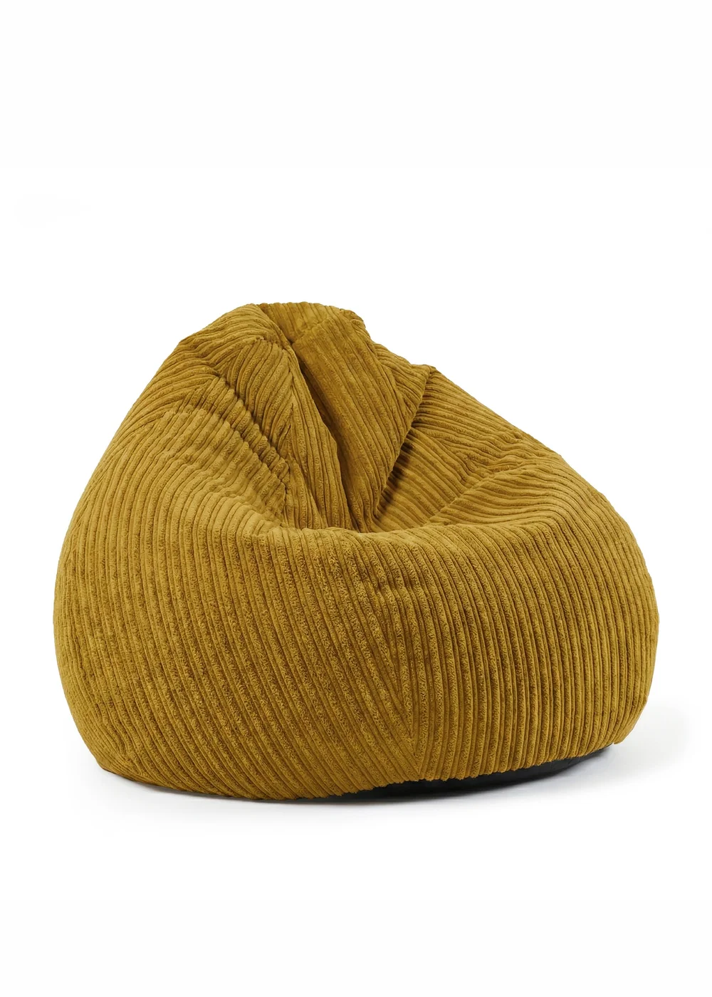 rucomfy Jumbo Cord Slouchbag Mustard Beanbag - One Size Image 4