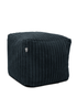 rucomfy Jumbo Cord Cube Navy Blue Beanbag - One Size Image 3